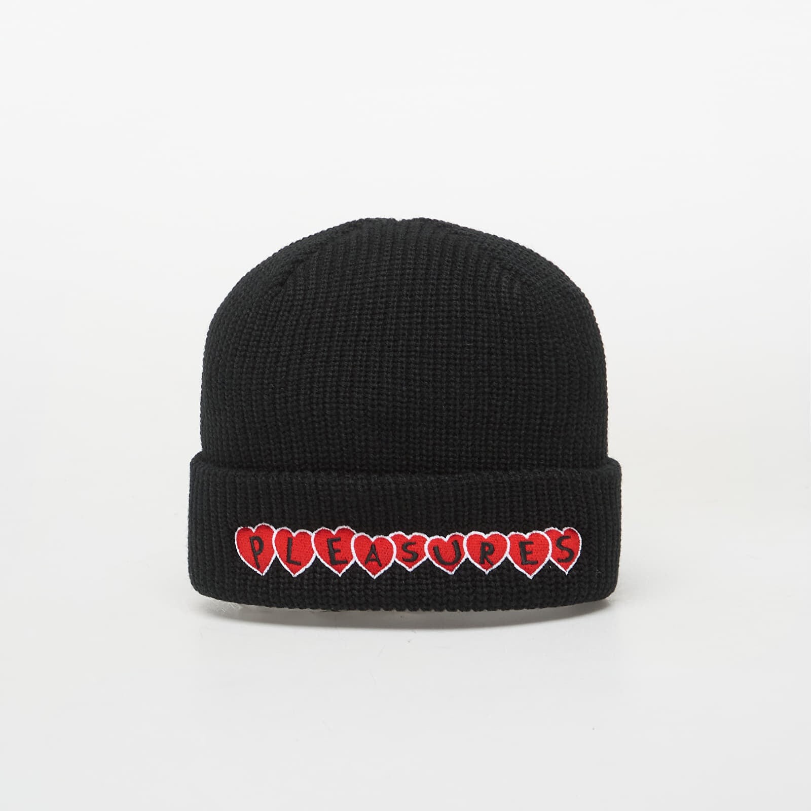 Čiapka PLEASURES Hearts Beanie Black Universal