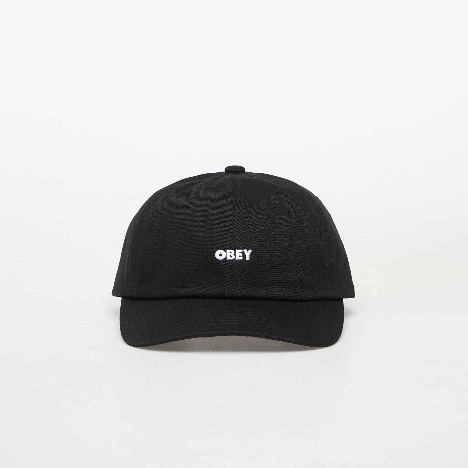 Šiltovka OBEY Bold Curve 6 Panel Strabk Black Universal