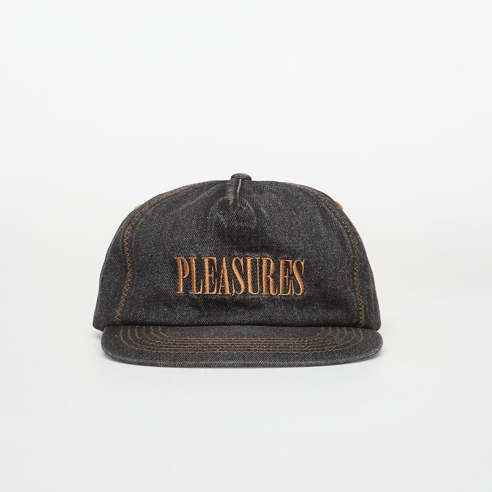 Šiltovka PLEASURES Zig Zag Denim Cap Black Universal