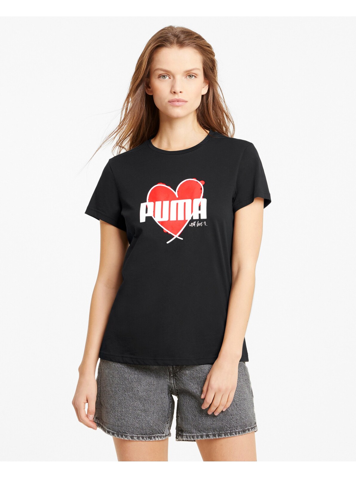 PUMA - HEART TEE 587897-01
