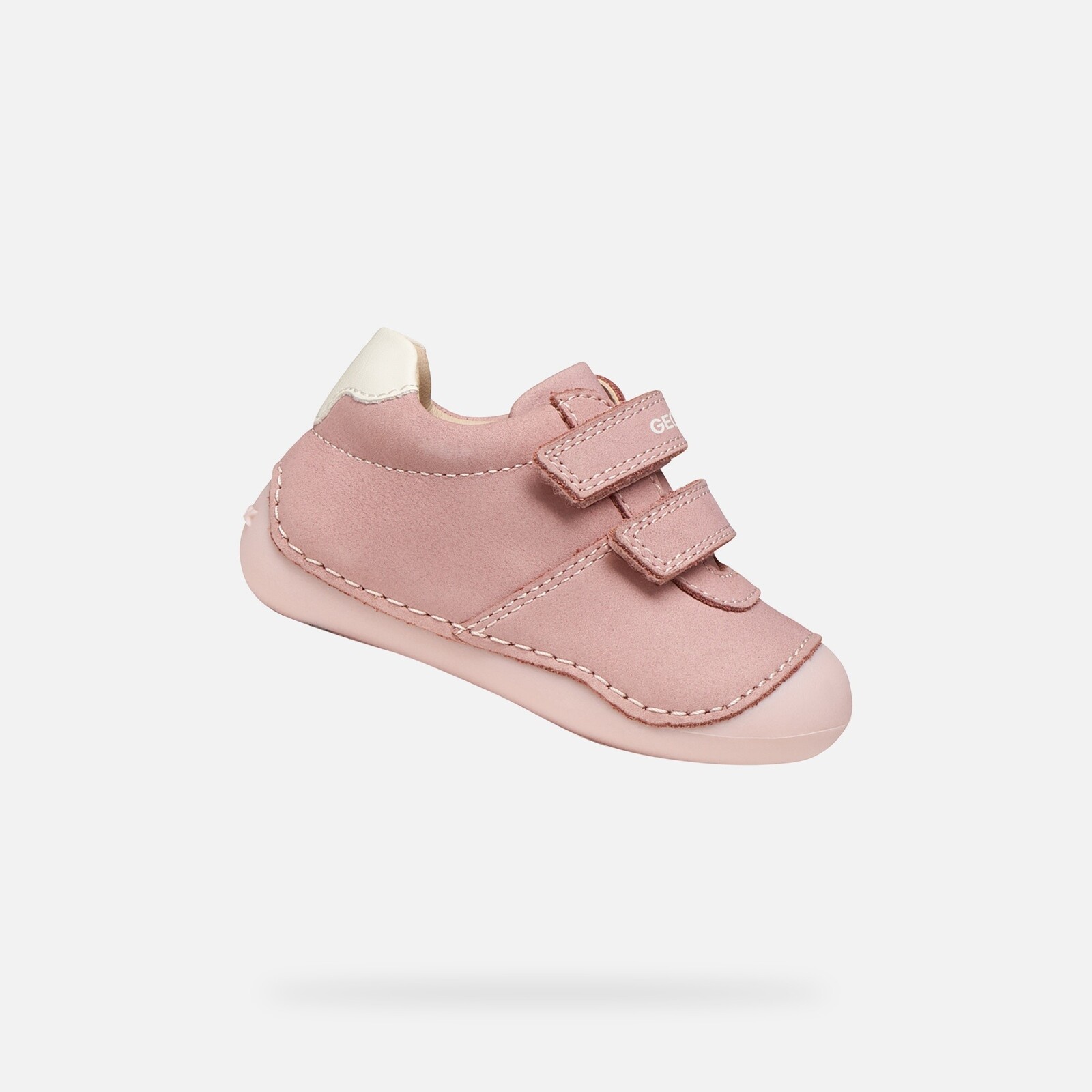 Old Pink Girls' Barefoot Shoes for First Steps Geox Tutim - Girls