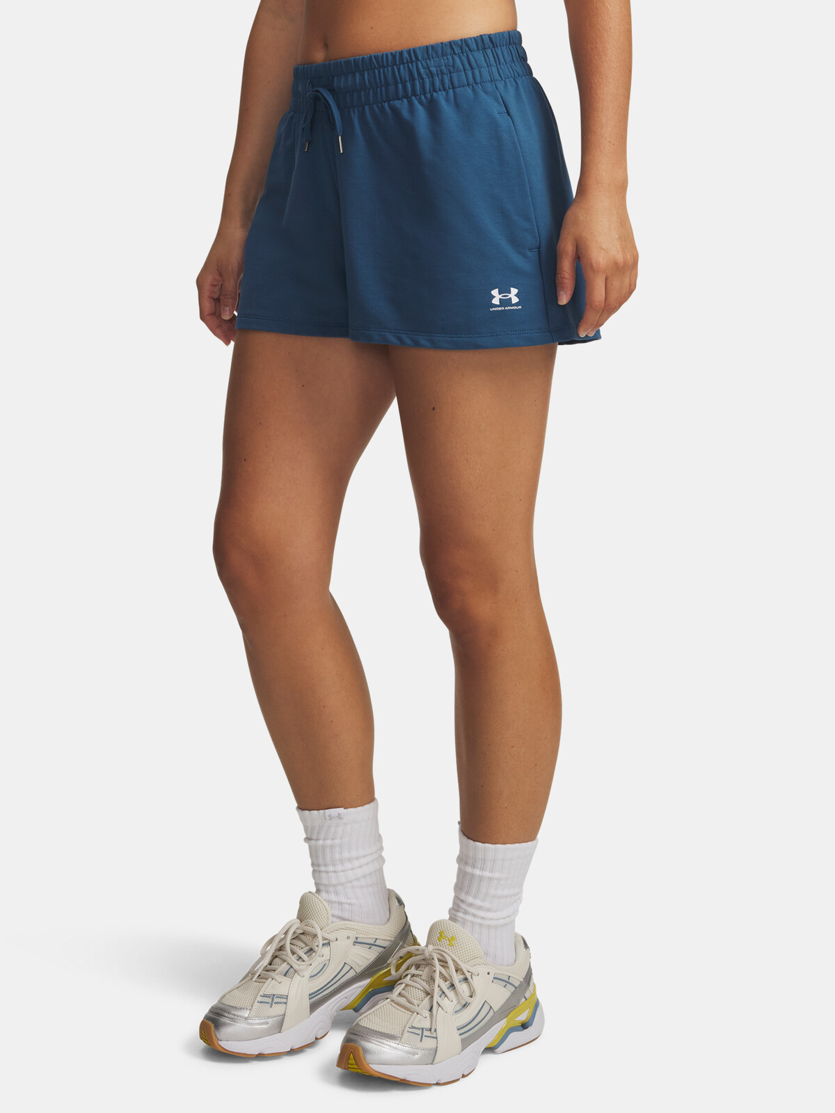 Under Armour UA SPORT TERRY SHORT-BLU Women's Shorts - Women's