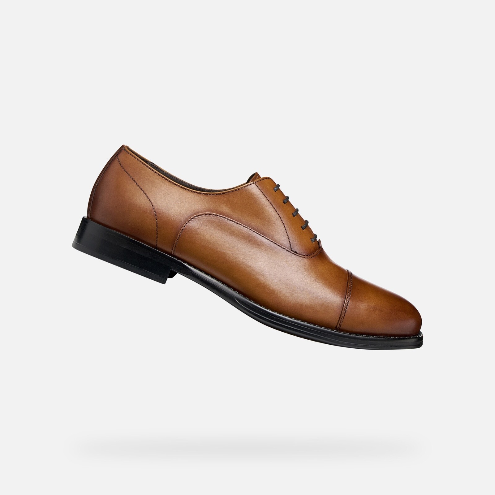 Brown Men's Formal Shoes Geox Barberigo - Mens