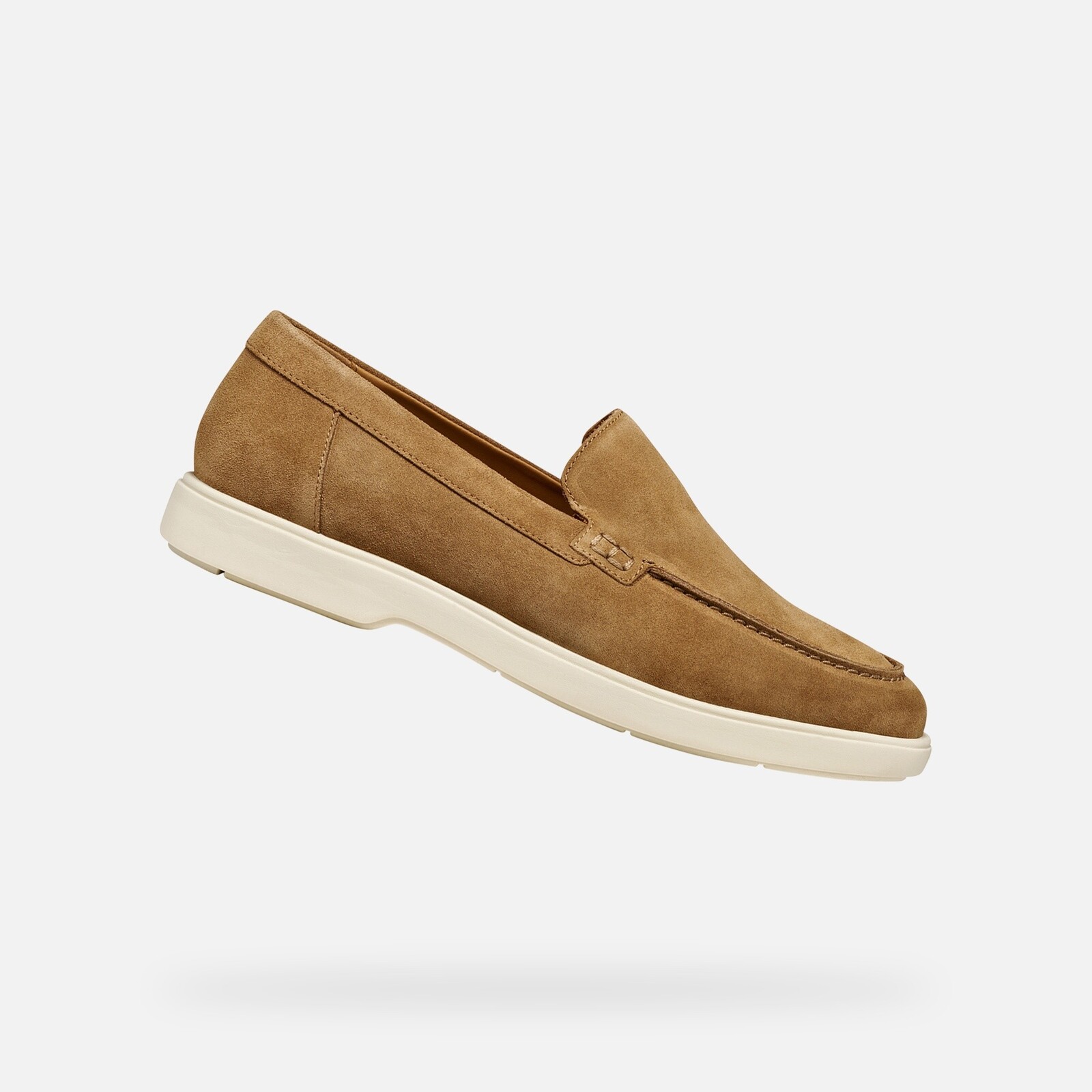 Men's Brown Loafers Geox Spherica EC17 - Men's