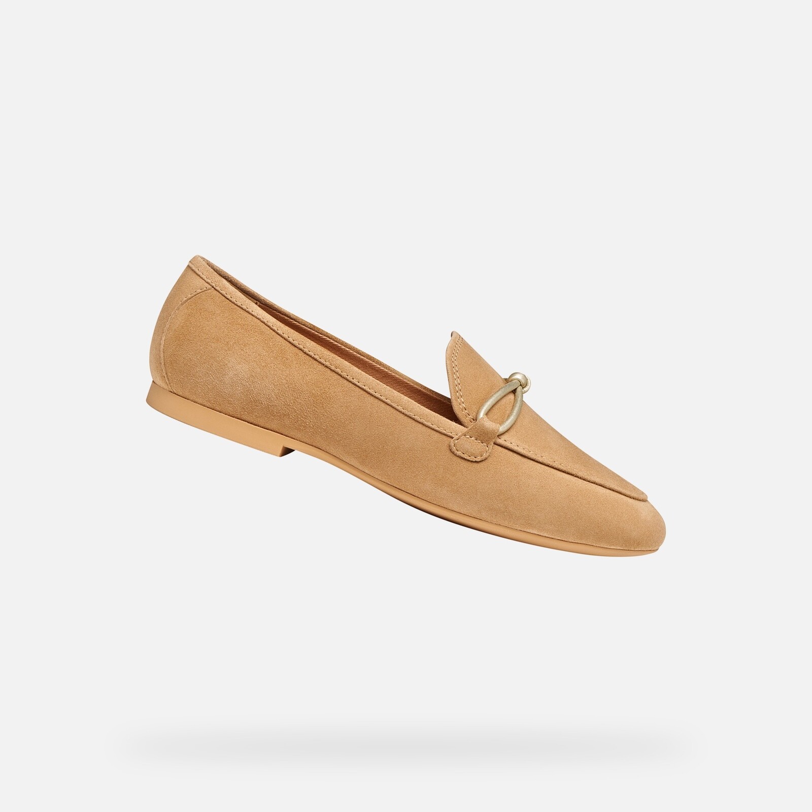 Beige Women's Loafers Geox New Palmaria - Women's