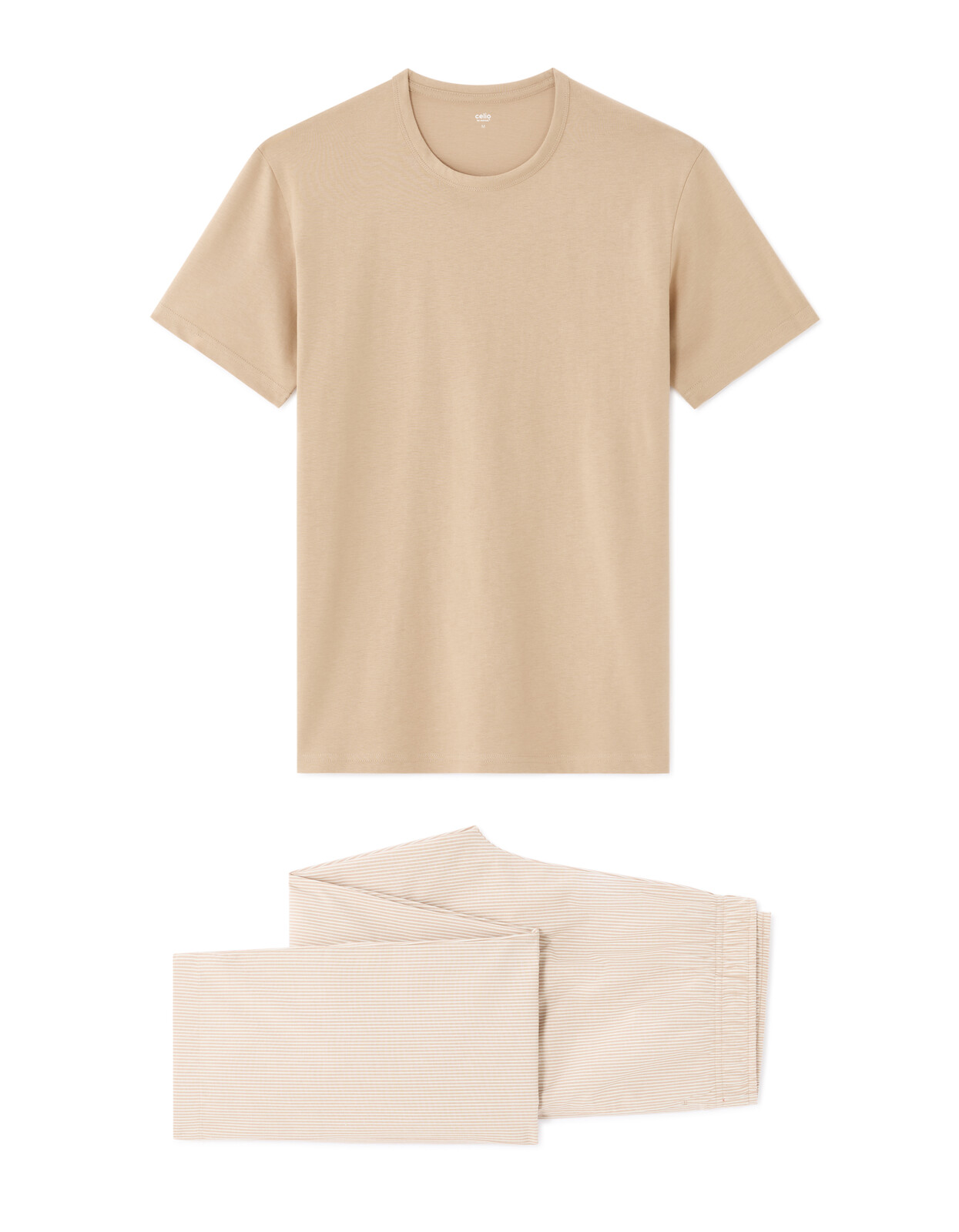 Celio Nipybeige Pajamas - Mens