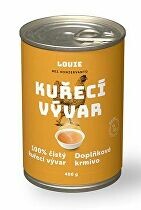 Louie Dog konz. Kuřecí vývar 400g 3 + 1 ZADARMO