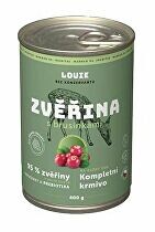 Louie Dog konz. Zvěřina s brusinkami a prebiotiky 400g 3 + 1 ZADARMO