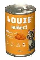 Louie Cat konz. Kuřecí s prebiotiky 400g 3 + 1 ZADARMO