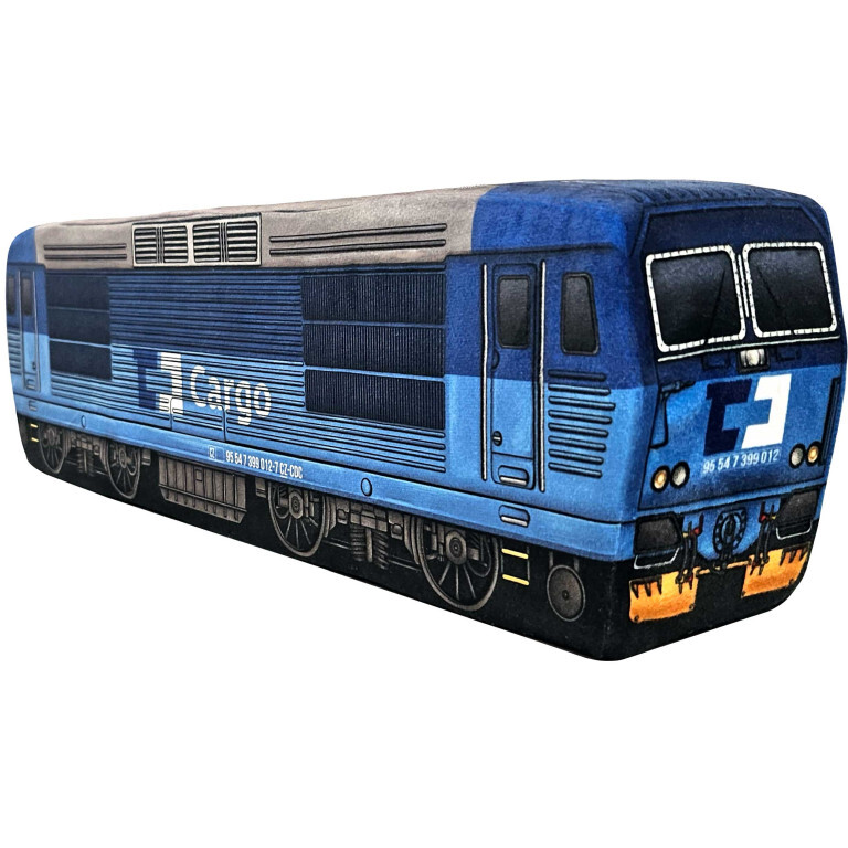 Plyšový vláčik - lokomotíva 372 (Cargo)