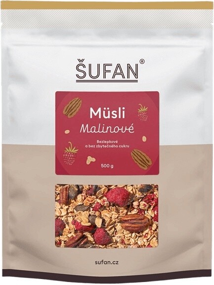 Šufan müsli 500 g - malina výpredaj (pošk.obal)