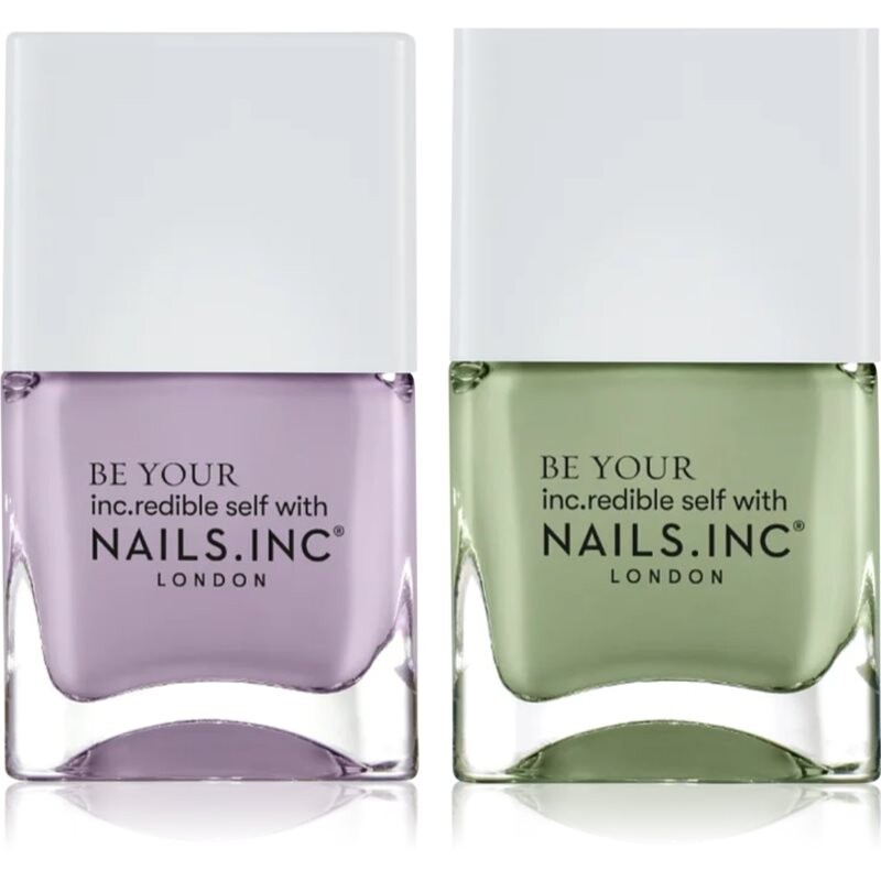 Nails Inc. Summer Matcha Mood Duo sada lakov na nechty