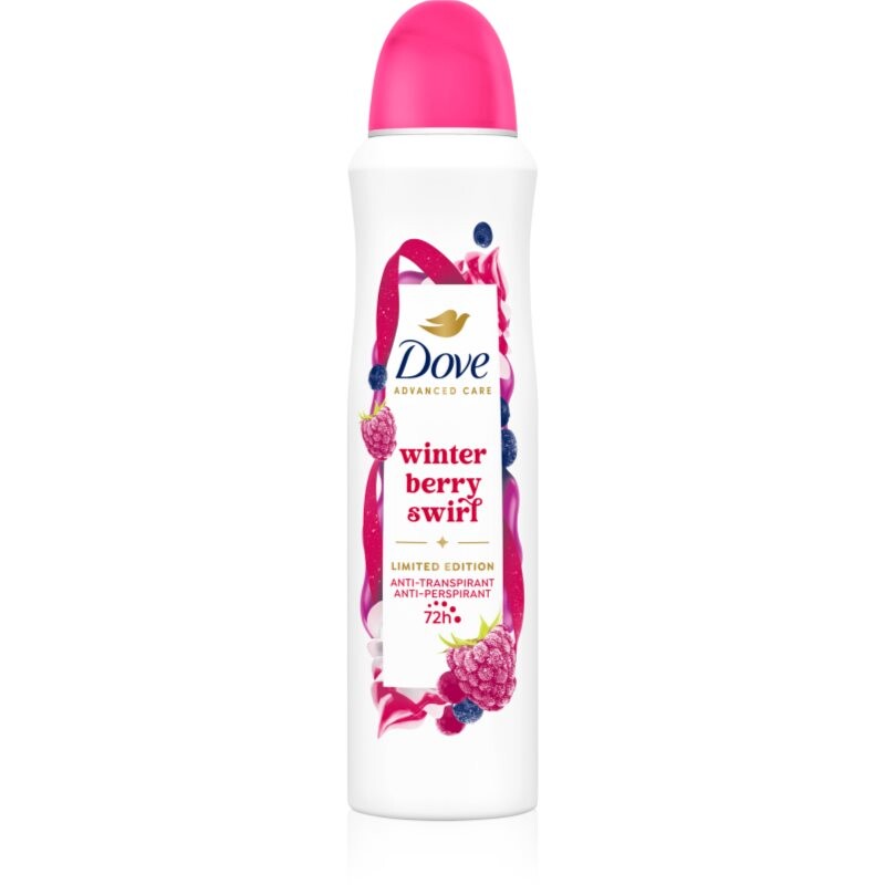 Dove Advanced Care Winter Berry deodorant sprej limitovaná edícia 150 ml