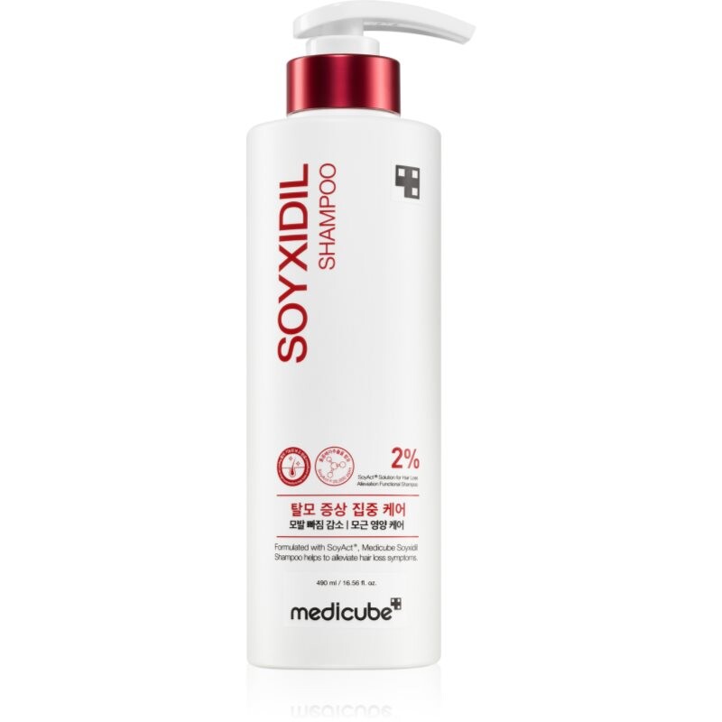 Medicube Soyxidil Shampoo ošetrujúci a posilňujúci šampón proti vypadávaniu vlasov 490 ml