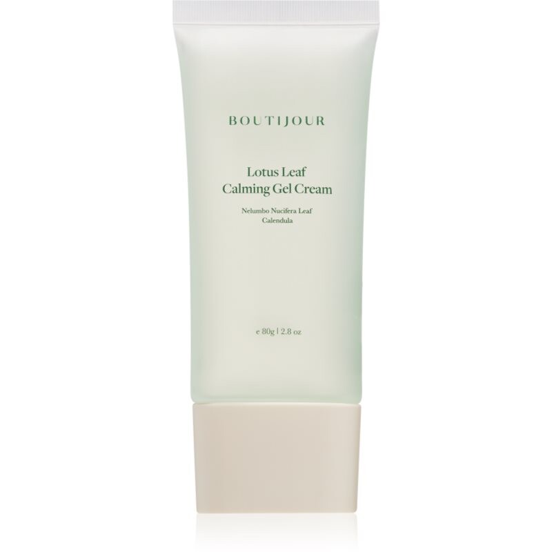 BOUTIJOUR Lotus Leaf Calming Gel Cream hydratačný a ukľudňujúci krém na posilnenie kožnej bariéry 80 g