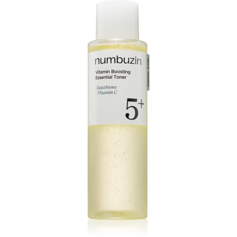 Numbuzin No. 5 Glutathione Vitamin Concentrated Toner hydratačné tonikum pre zjednotenie farebného tónu pleti 200 ml