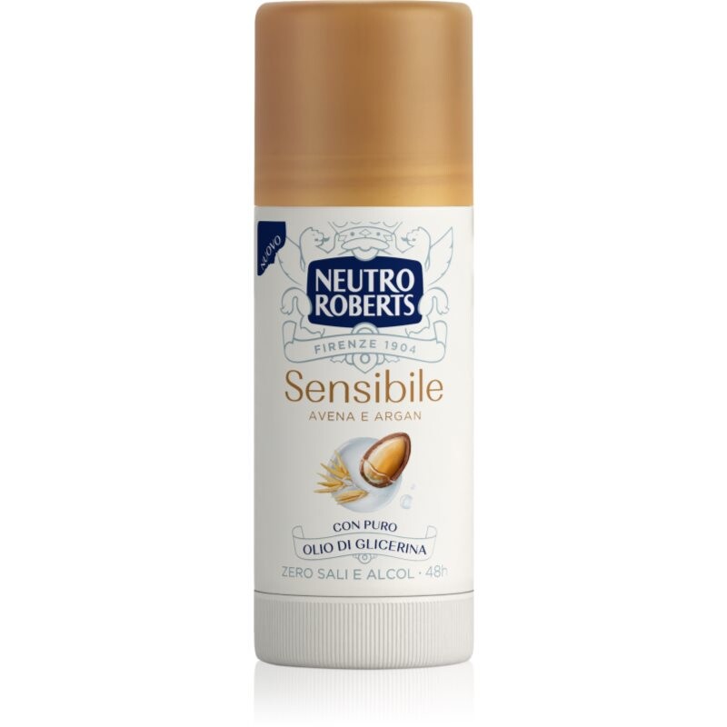 Neutro Roberts Avena e Argan tuhý deodorant bez obsahu hliníkových solí pre citlivú pokožku 40 ml