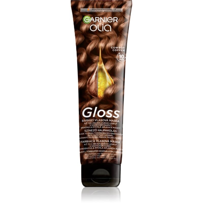 Garnier Olia Gloss farbiaca maska na vlasy odtieň Cowboy Copper 150 ml