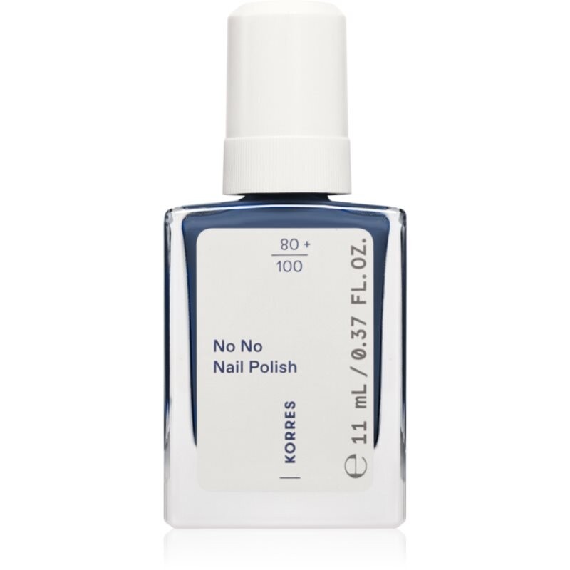 Korres No No Nail Polish ošetrujúci lak na nechty odtieň 78 Aegan Sea 11 ml