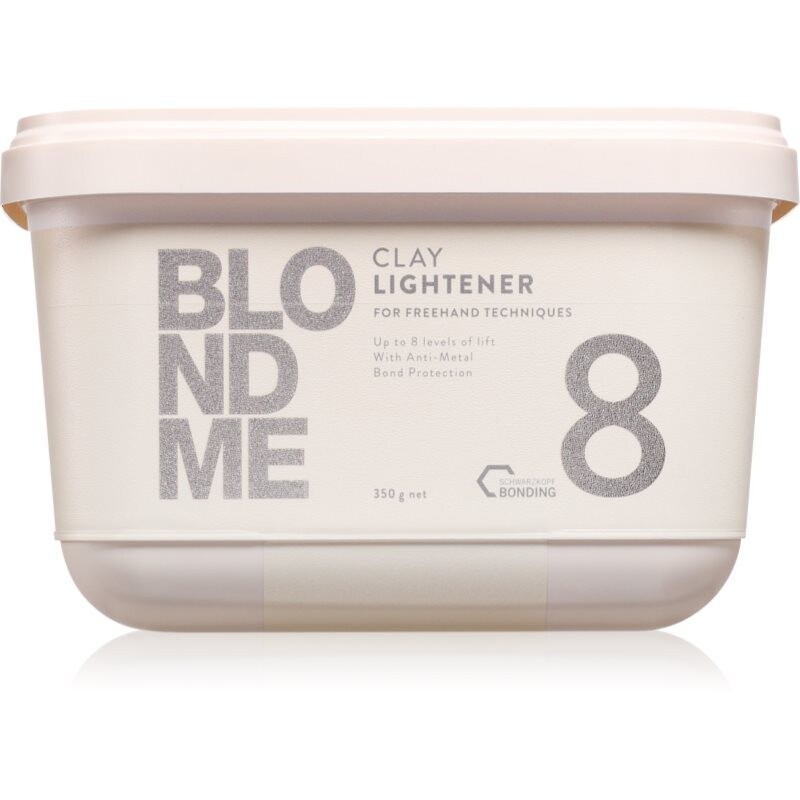 Schwarzkopf Professional Blondme Clay Lightener 8 zosvetľujúci púder pre blond vlasy 350 g