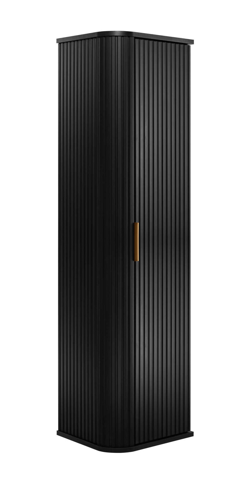 Elvisia Vysoká skrinka do kúpeľne ELEGANCE Black