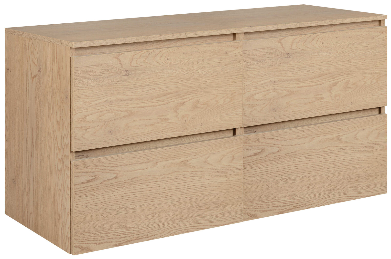 Elvisia Skrinka pod umývadlo s doskou SIMPLE Light oak D120/1 | 120 cm