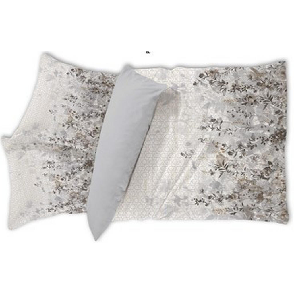 Novel OBOJSTRANNÁ POSTEĽNÁ BIELIZEŇ, satén, sivá, 140/220 cm