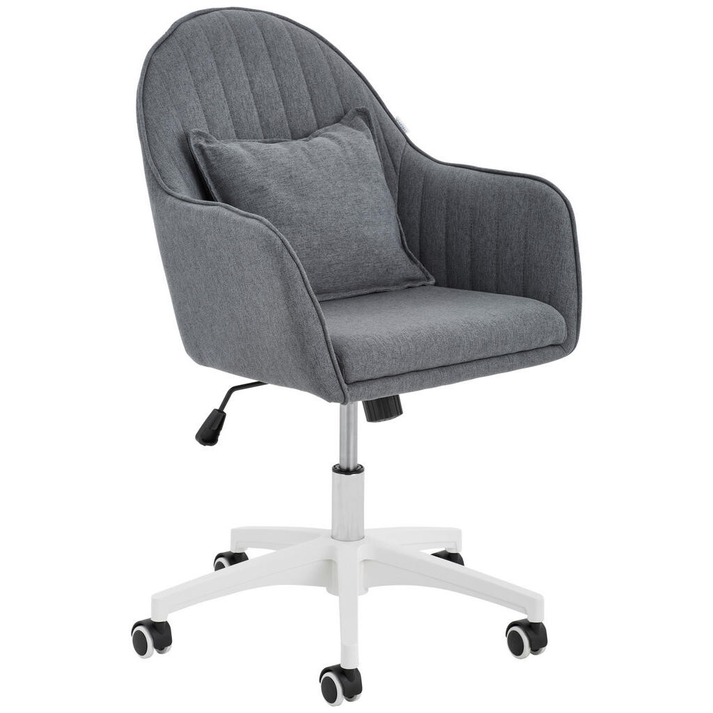 Livetastic OTOČNÁ STOLIČKA, mikrovlákno, tmavosivá