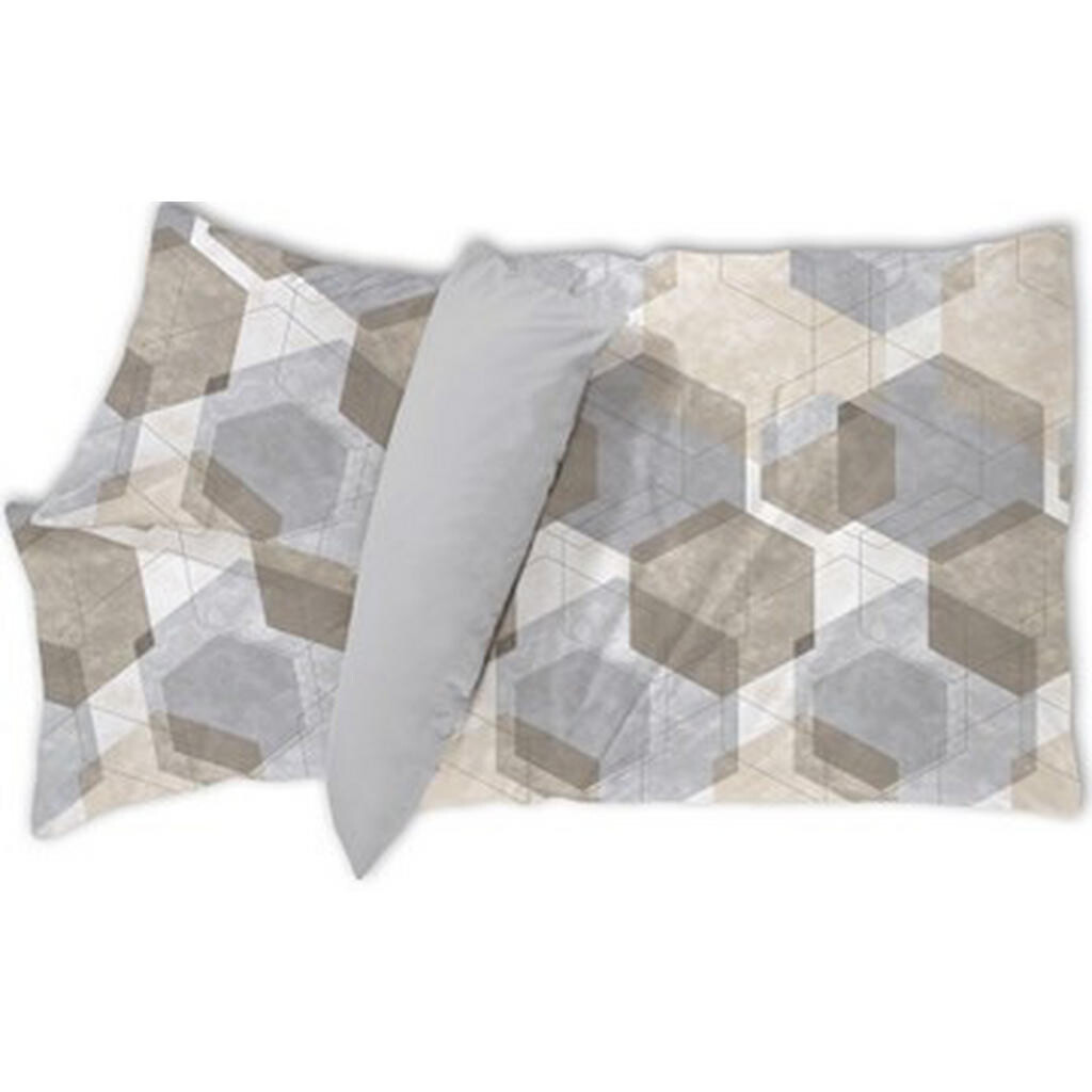 Novel OBOJSTRANNÁ POSTEĽNÁ BIELIZEŇ, satén, sivá, 200/200 cm