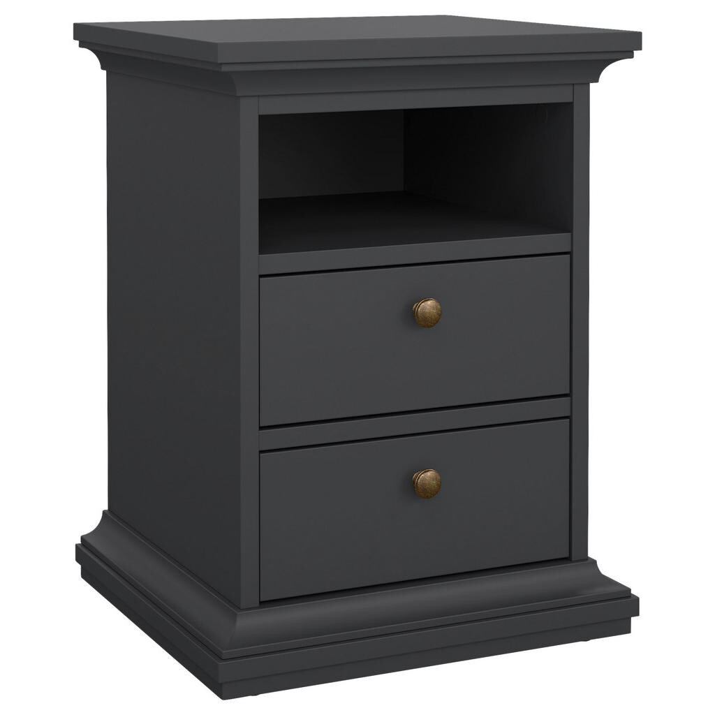 MID.YOU NOČNÝ STOLÍK, sivá, 43,6/58,8/40 cm