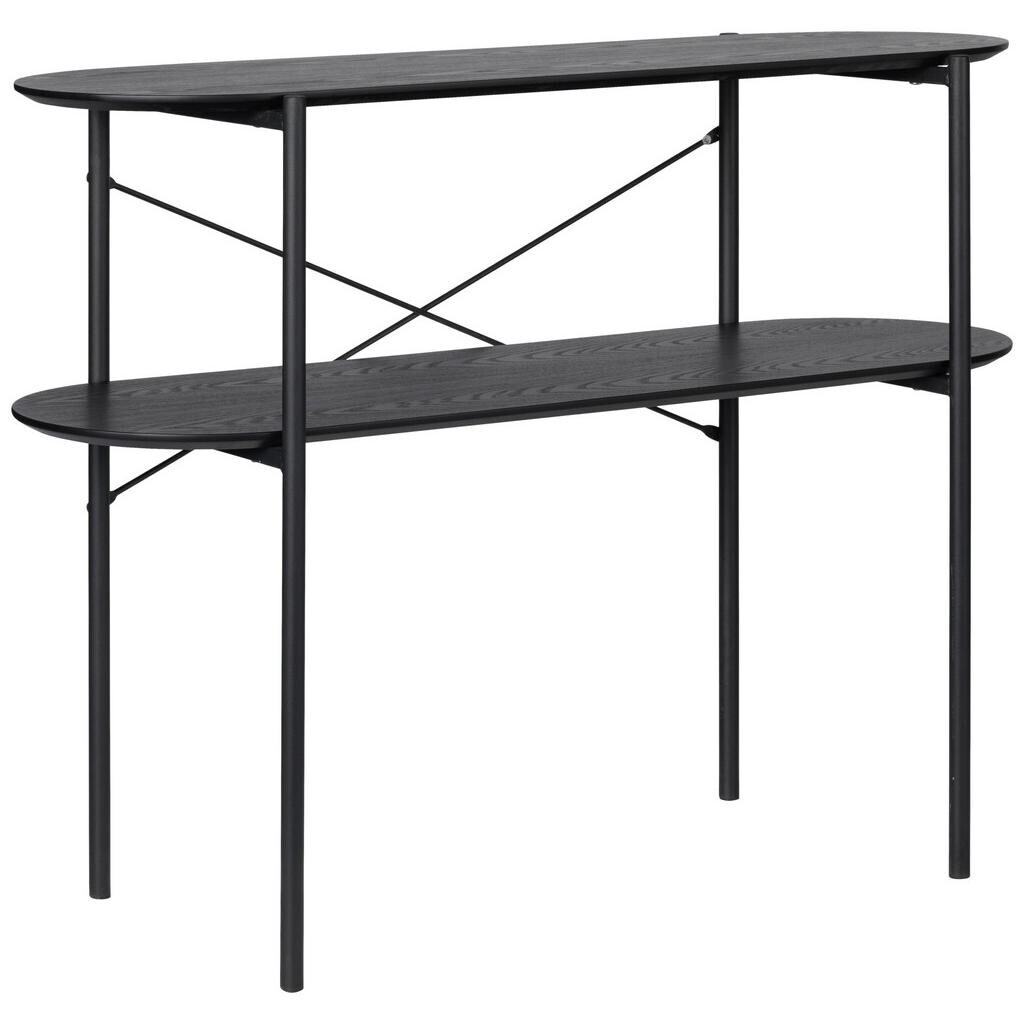 MID.YOU KONZOLOVÝ STOLÍK, jaseň, čierna, 99,5/75,5/35,5 cm