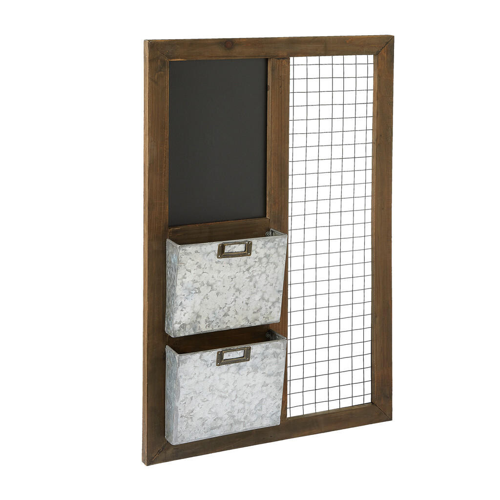 Landscape NÁSTENNÝ REGÁL, hnedá, sivá