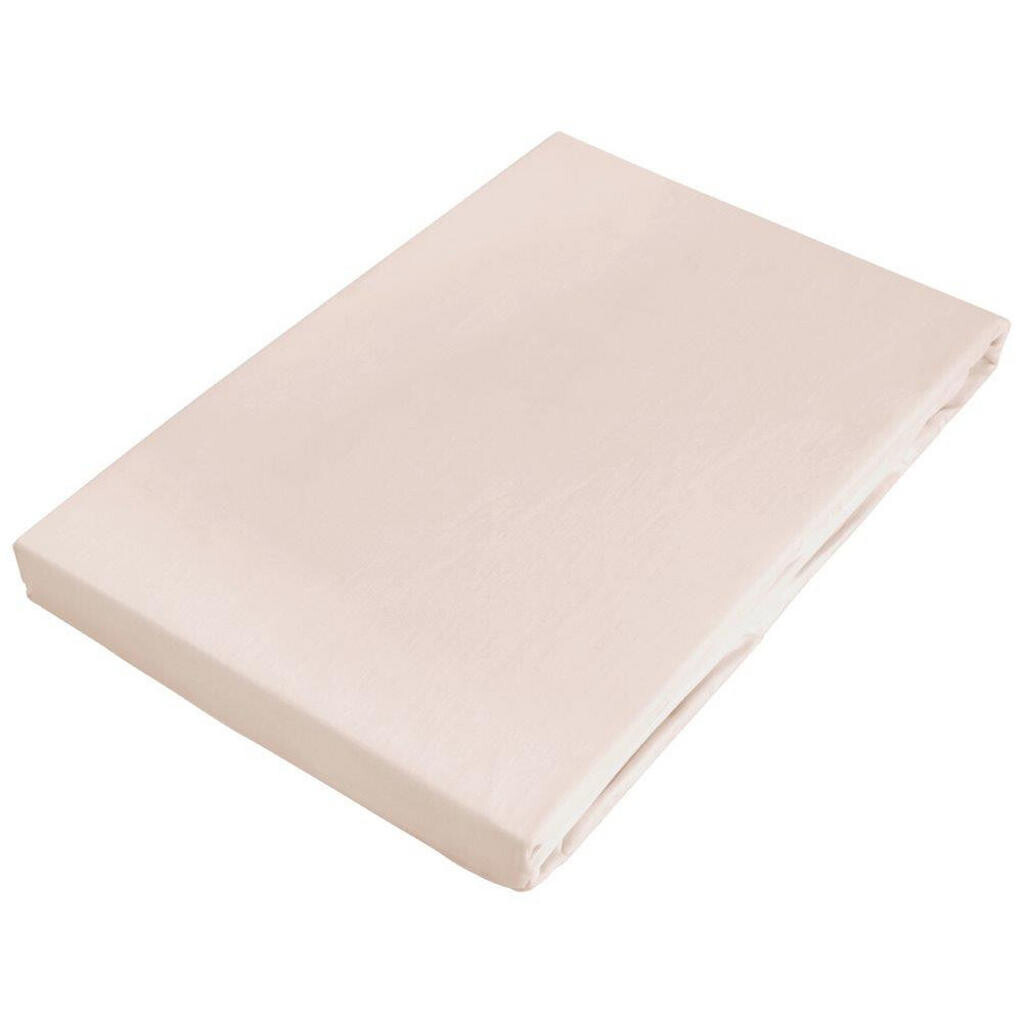 Novel POSTEĽNÁ PLACHTA, satén, béžová, 180/260 cm