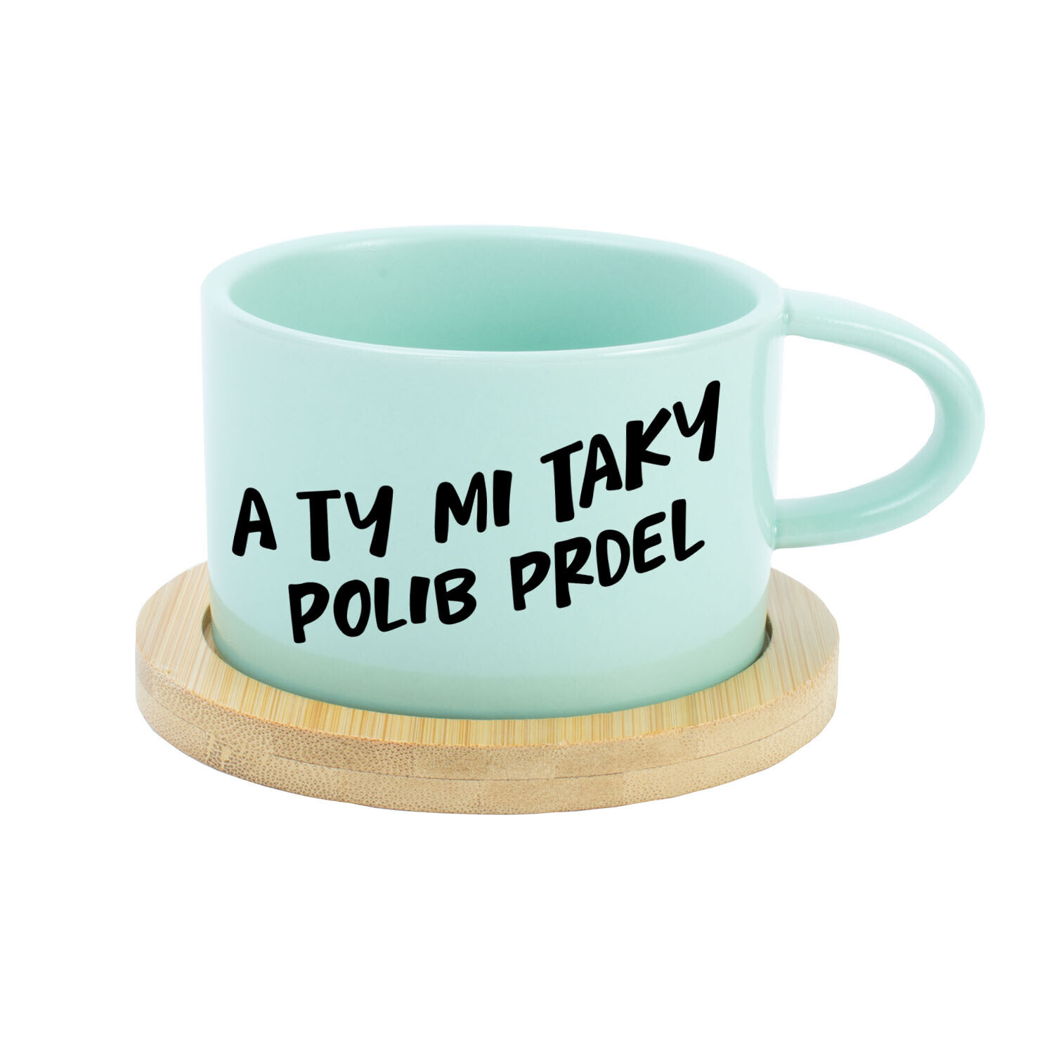 A TY MI TAKY POLIB PRDEL - mint hrníček makronka 200 ml