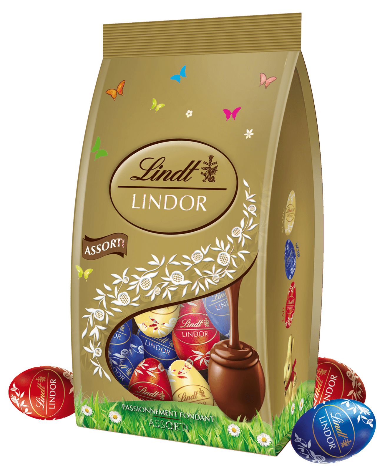 LINDT Lindor veľkonočné vajíčka Mix 180 g