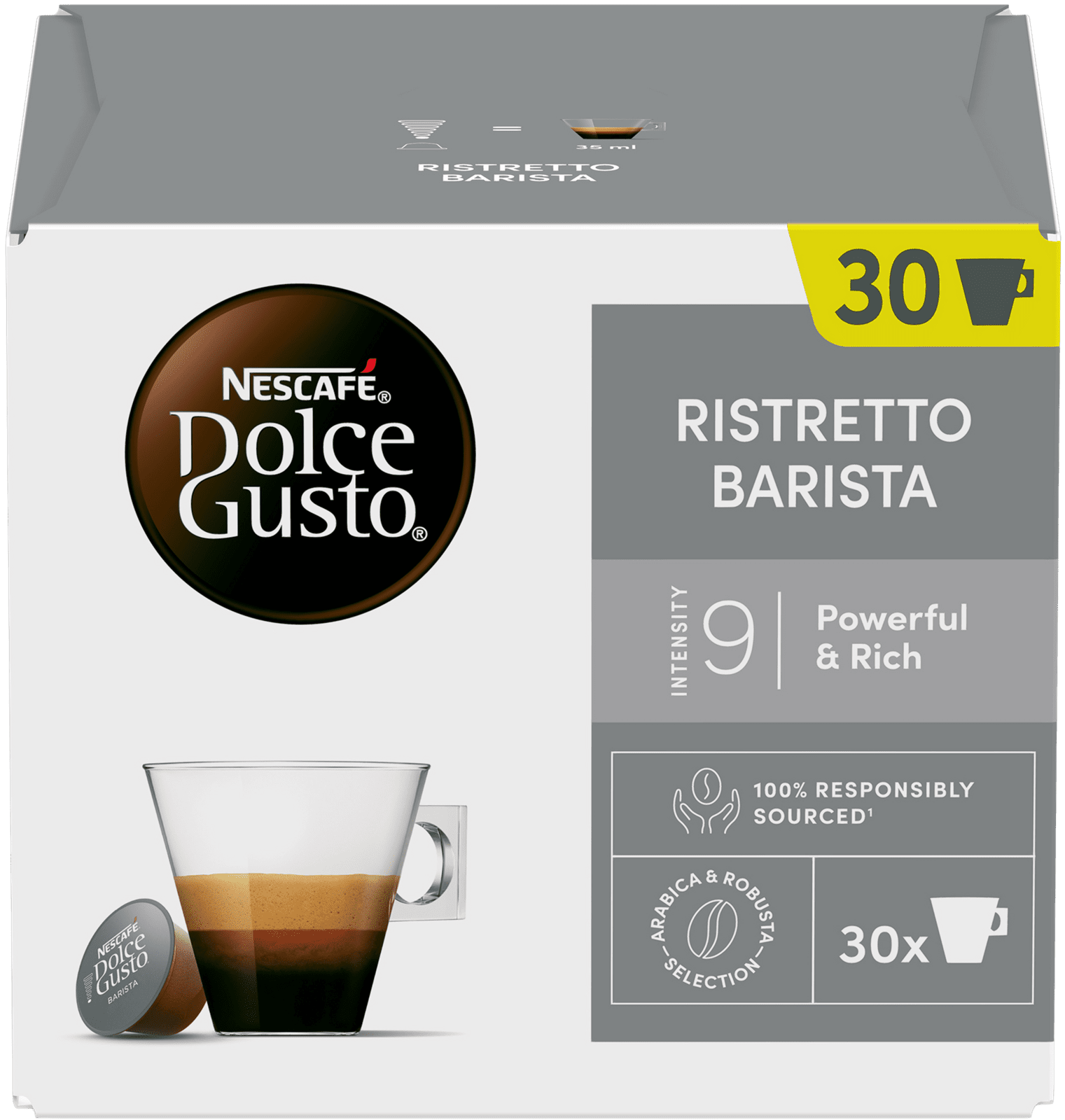 NESCAFÉ Dolce Gusto, Ristretto Barista 30 ks