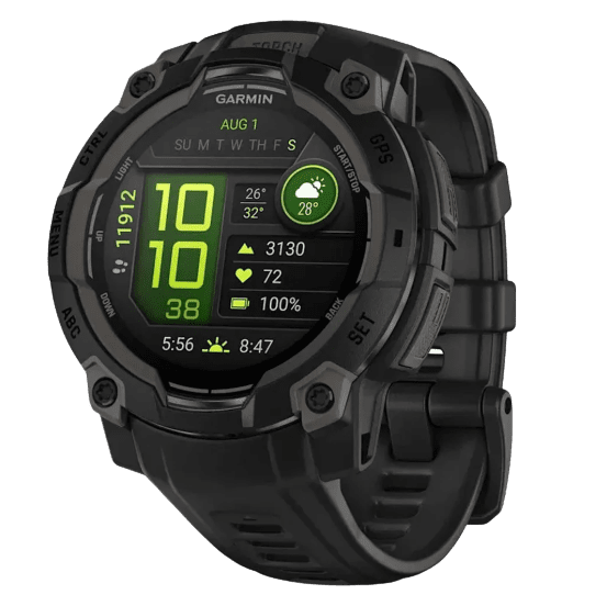 GARMIN Instinct 3, 45mm čierne s čiernym remienkom