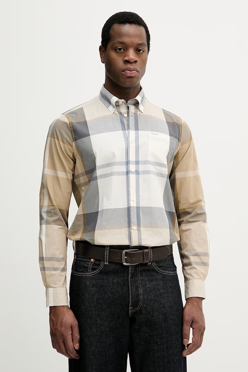 Bavlnená košeľa Barbour Harris