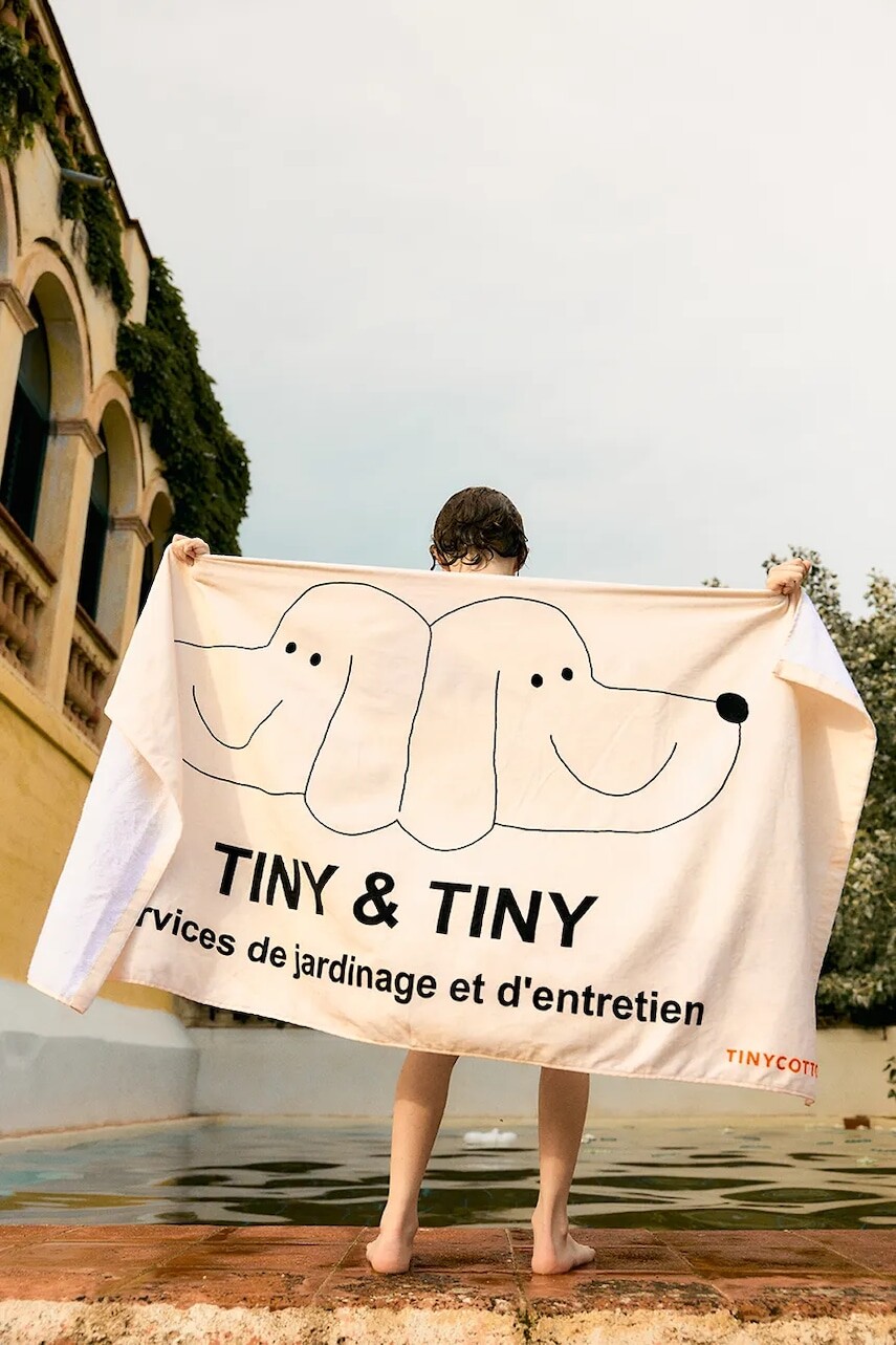 Detský bavlnený uterák Tinycottons TINY & TINY TOWEL