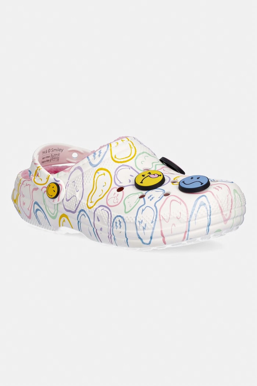 Šľapky Crocs Smiley Classic Lined Clog