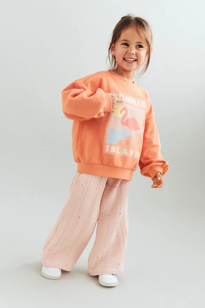 Detské bavlnené nohavice Wheat