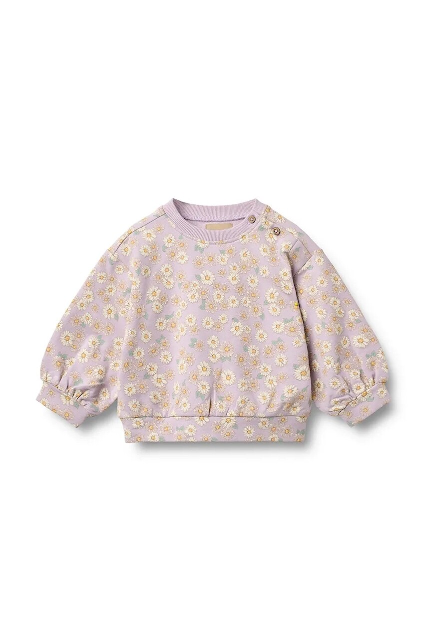 Bavlnená mikina pre bábätká Wheat