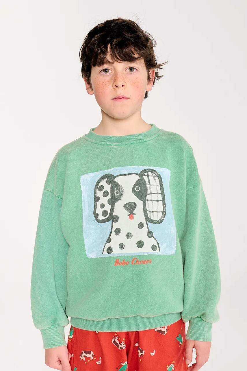 Detská bavlnená mikina Bobo Choses Van Dog sweatshirt