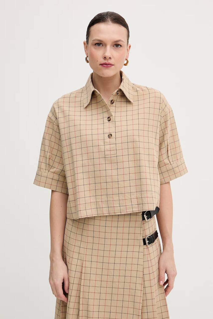 Bavlnená blúzka Barbour Hollington