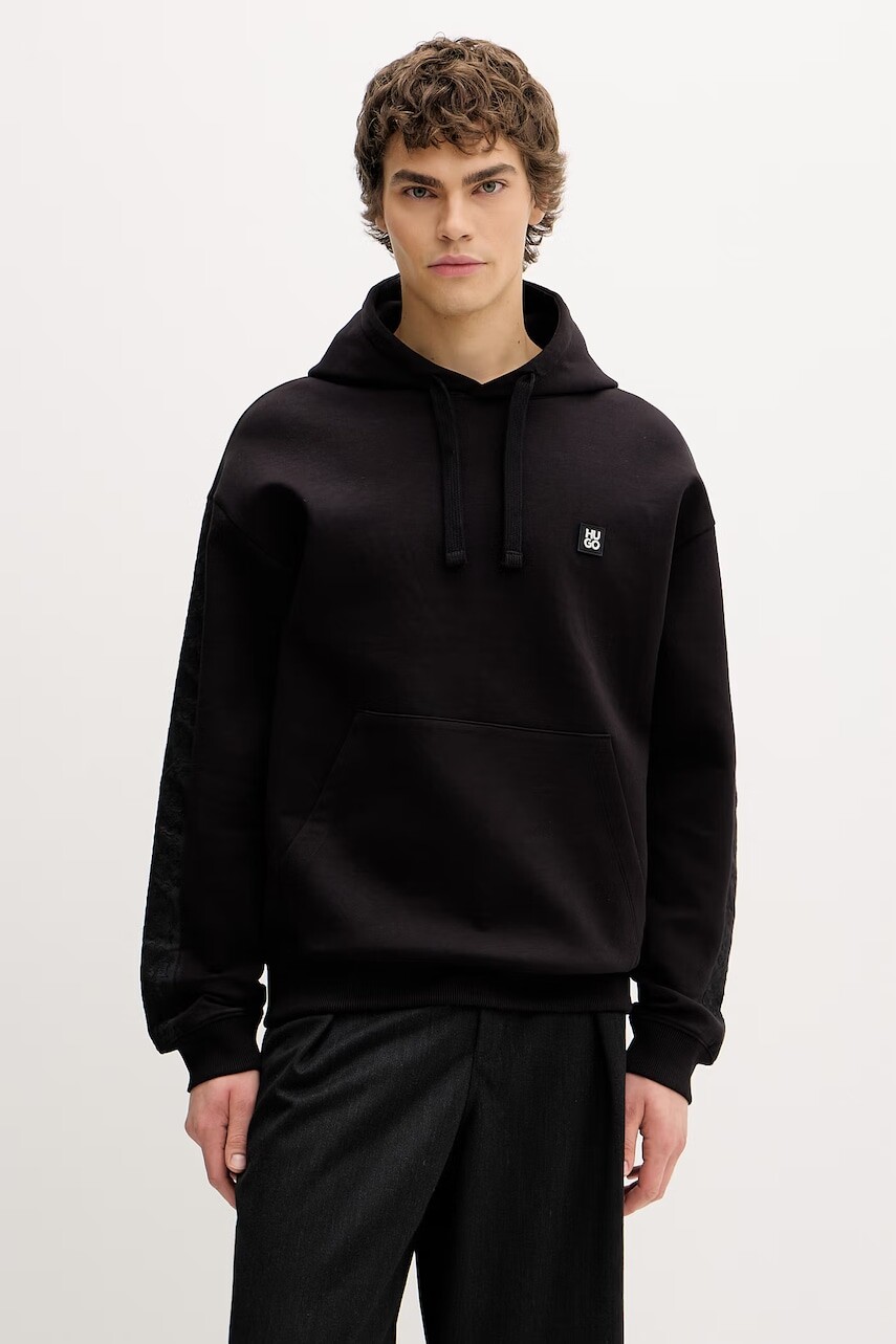 HUGO mikina pánska bavlnená