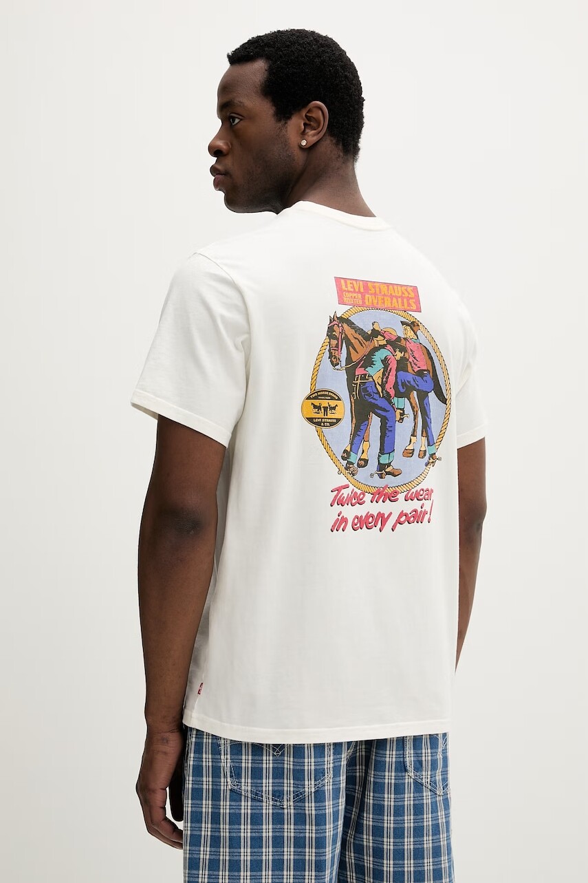 Levi's tričko pánske bavlnené SS RELAXED FIT