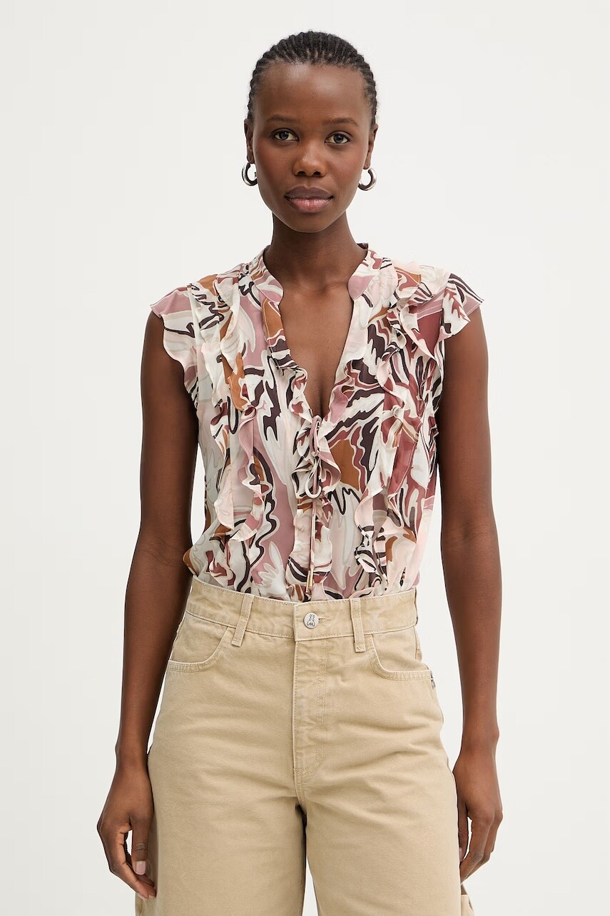 Marella blúzka s volánom dámska z viskózy UGOLA