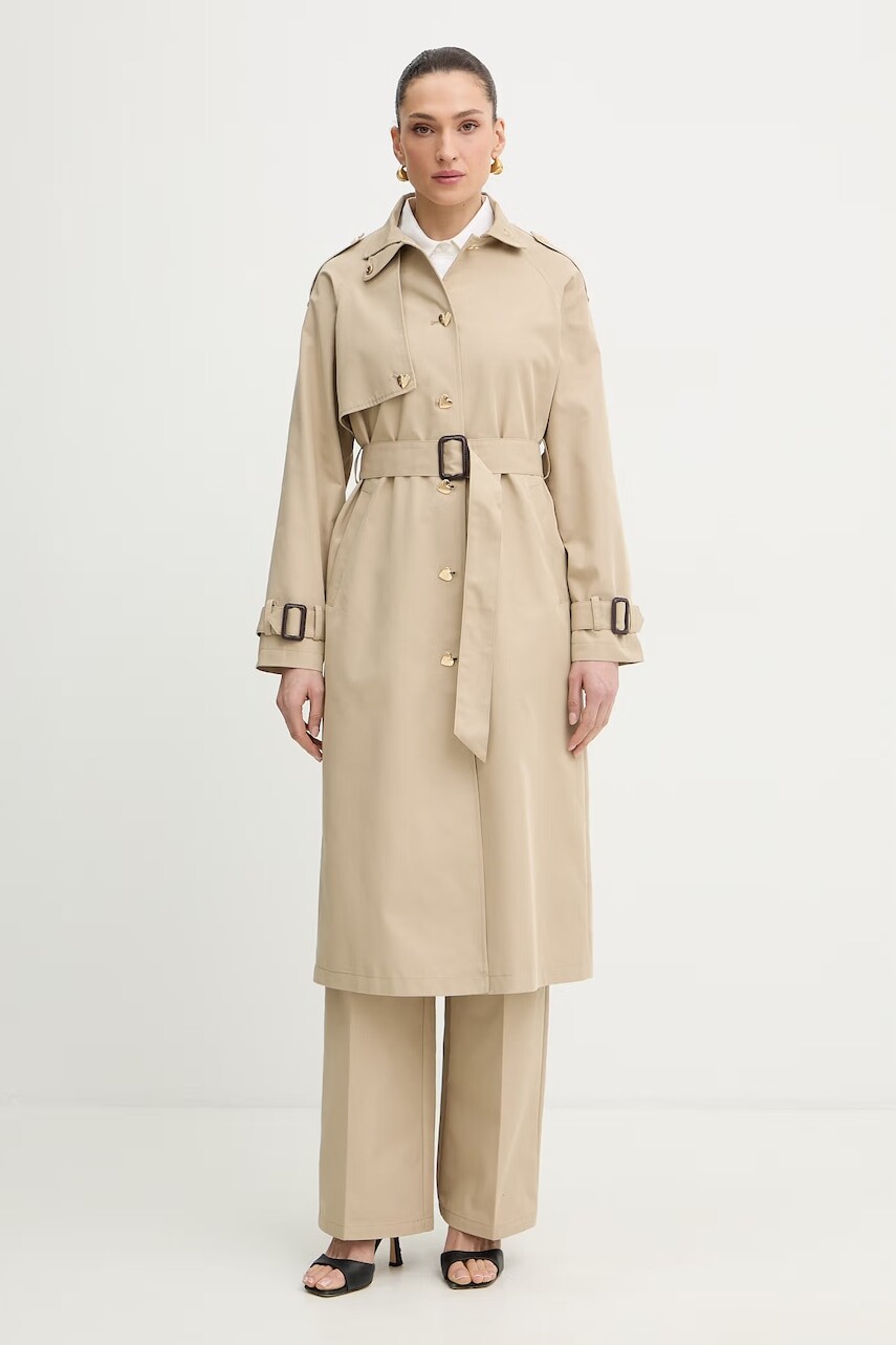 Silvian Heach trenčkot dámsky bavlnený SPEGIOM