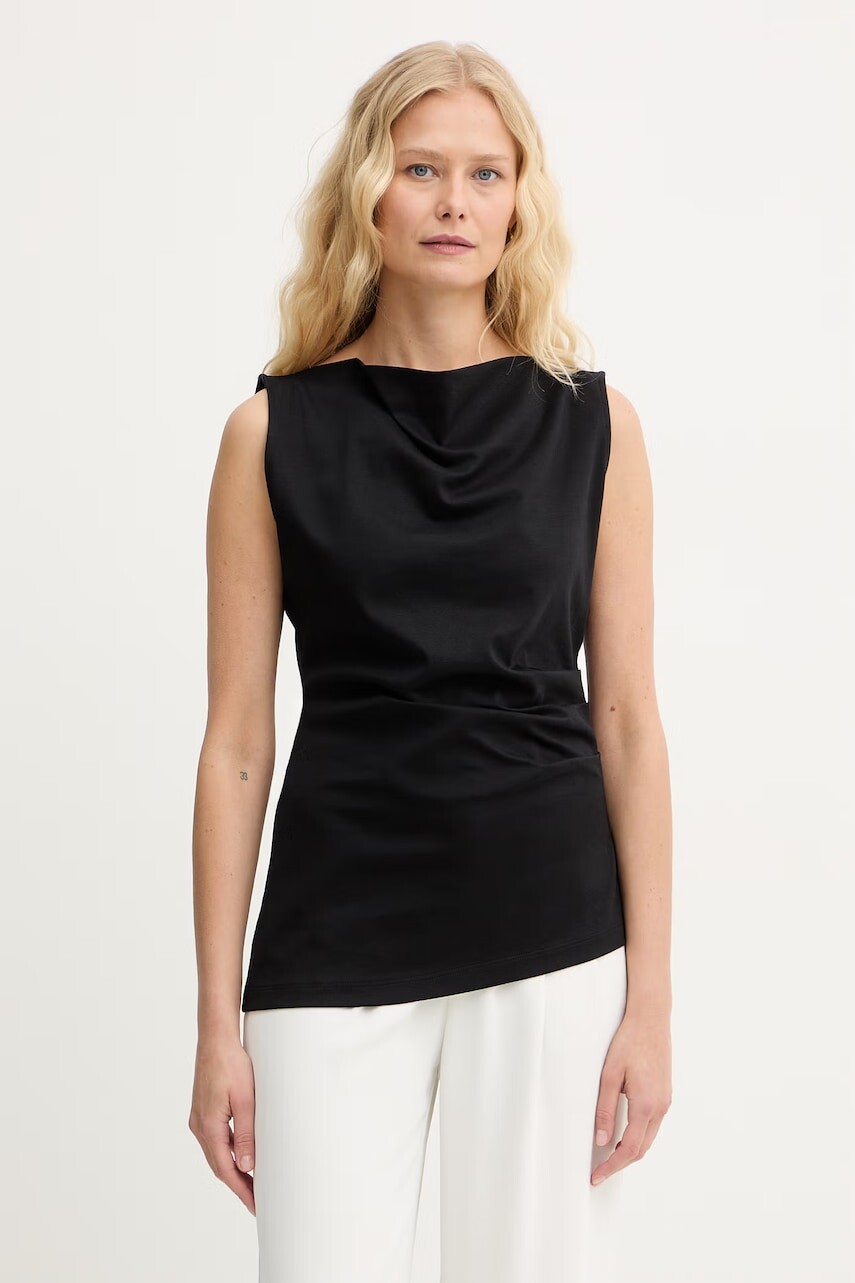 BOSS top dámsky bavlnený Emiaka