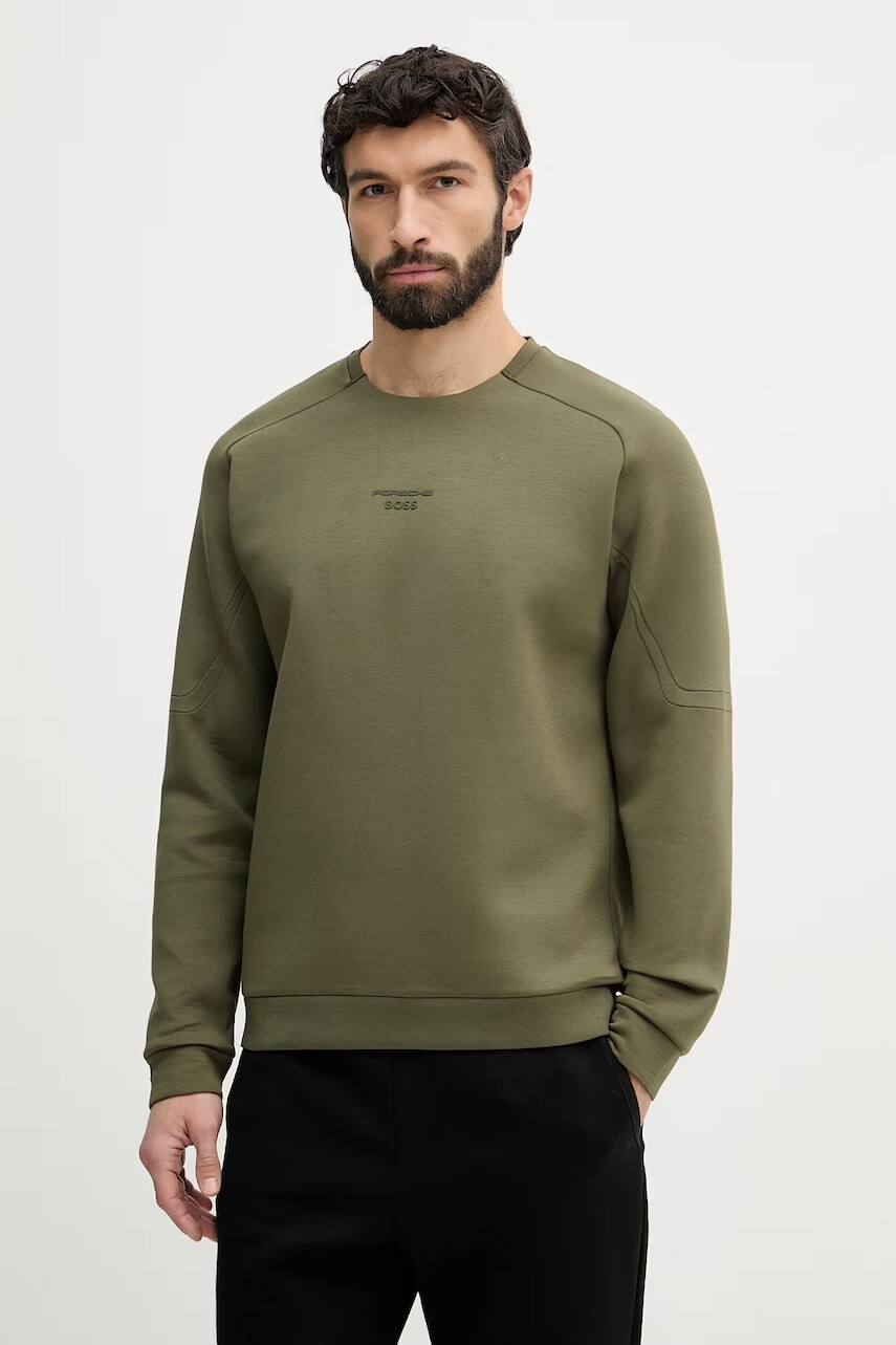 BOSS Green mikina pánska BOSS X PORSCHE